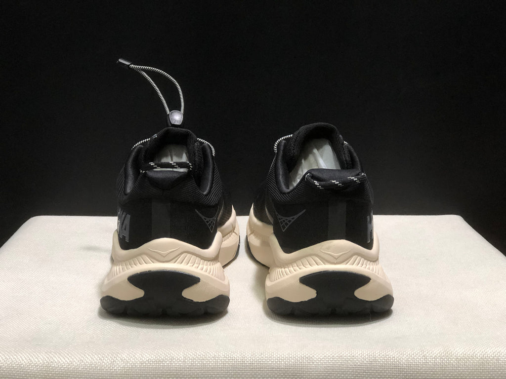 Hoka One One Transport Drawstring Low-top Running Shoes Sneakers Black