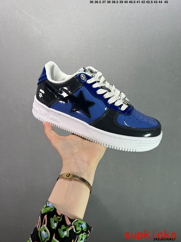 A Bathing Ape Bape Sta Low Black Blue