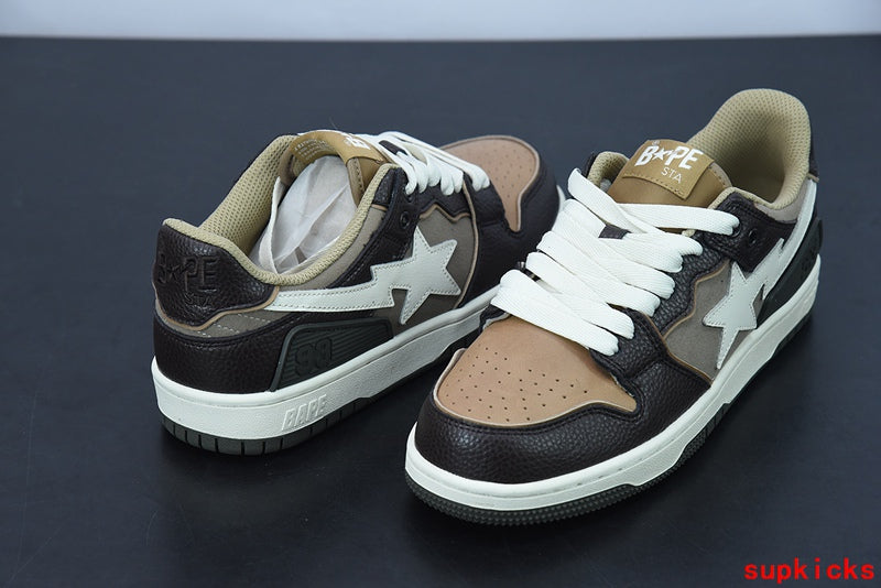 A Bathing Ape Bape Sta Low Black Brown