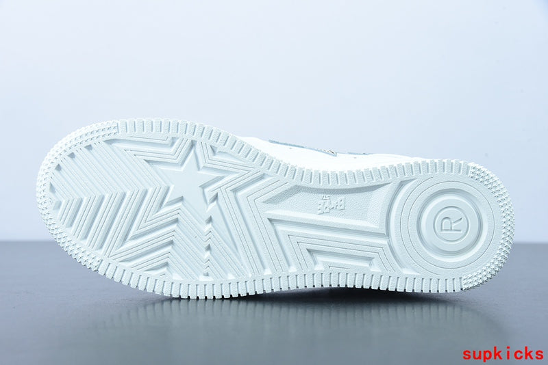 A Bathing Ape Bape Sta Low White ABC Camo Green (2021)