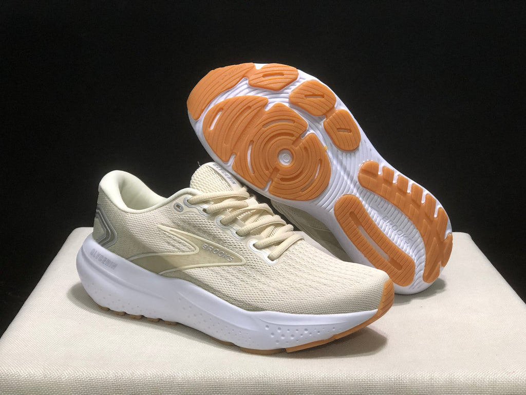 Brooks Glycerin 21 Men's Low-top Casual Running Shoes Khaki/Silver/White