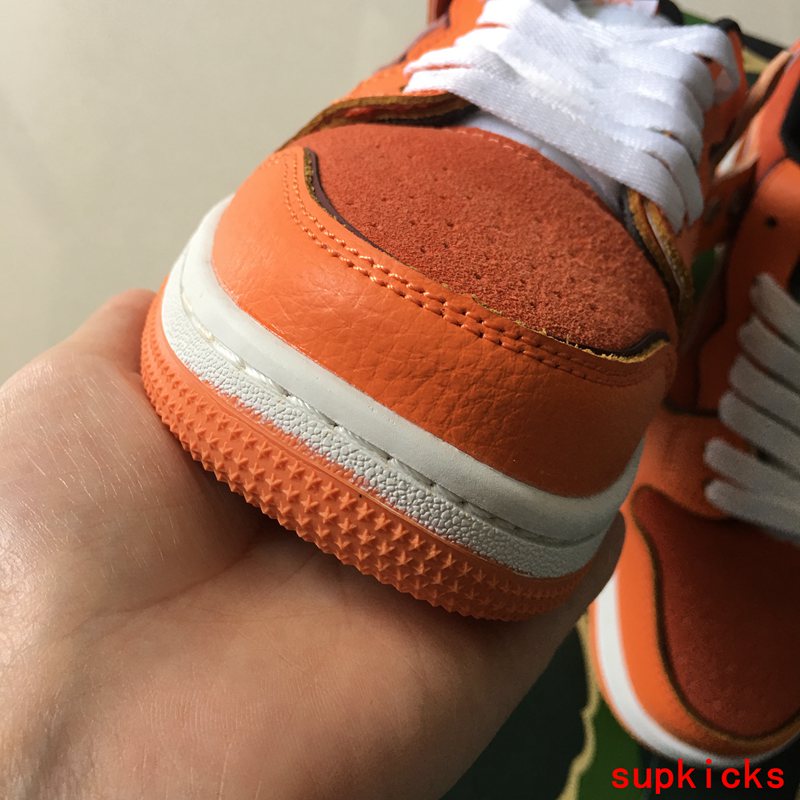 A Bathing Ape Bape SK8 Sta Orange Brown