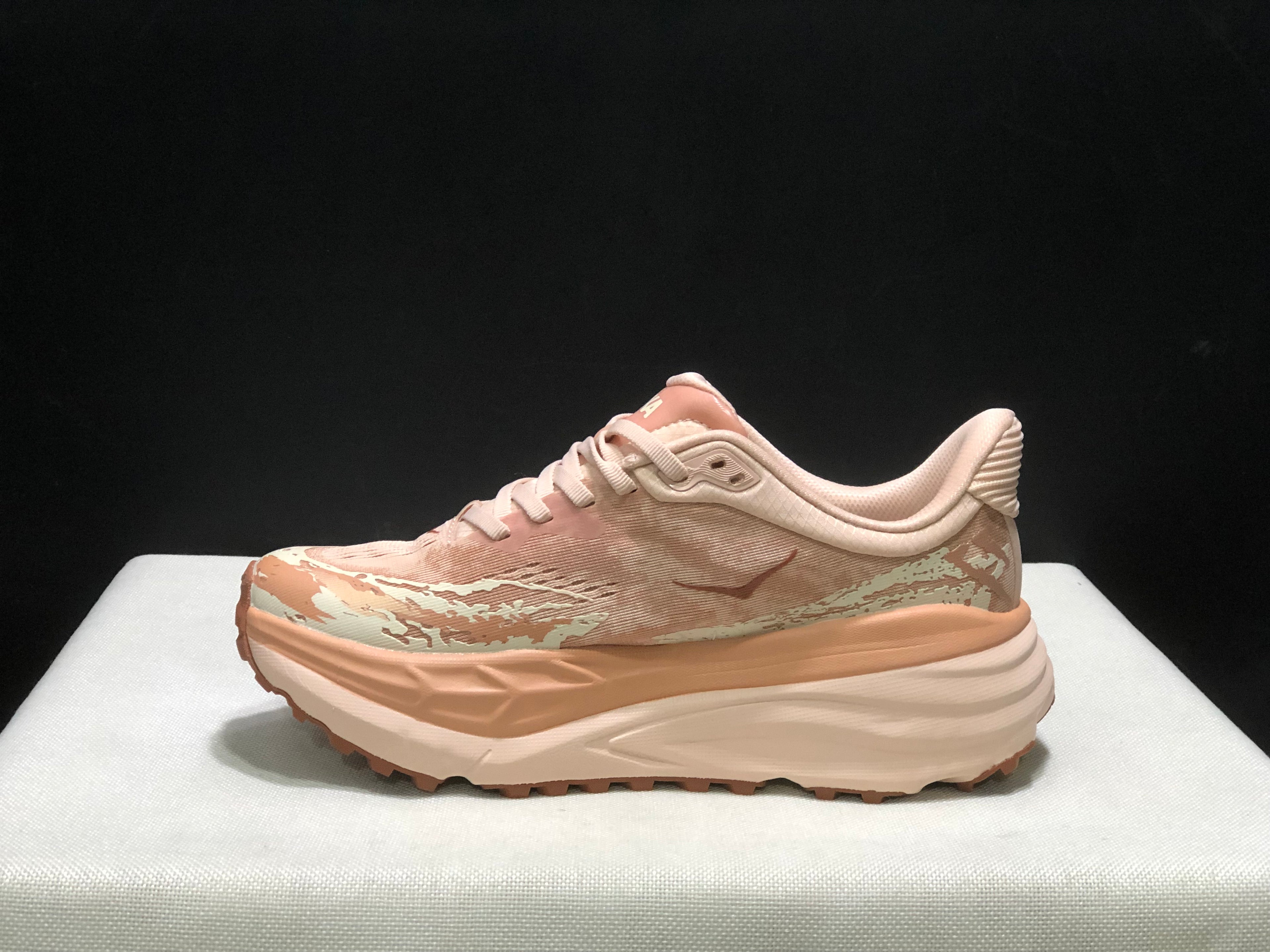 Hoka One One Stinson 7 Women's Comfortable Anti-slip Outdoor Running Shoes Sneakers Pink