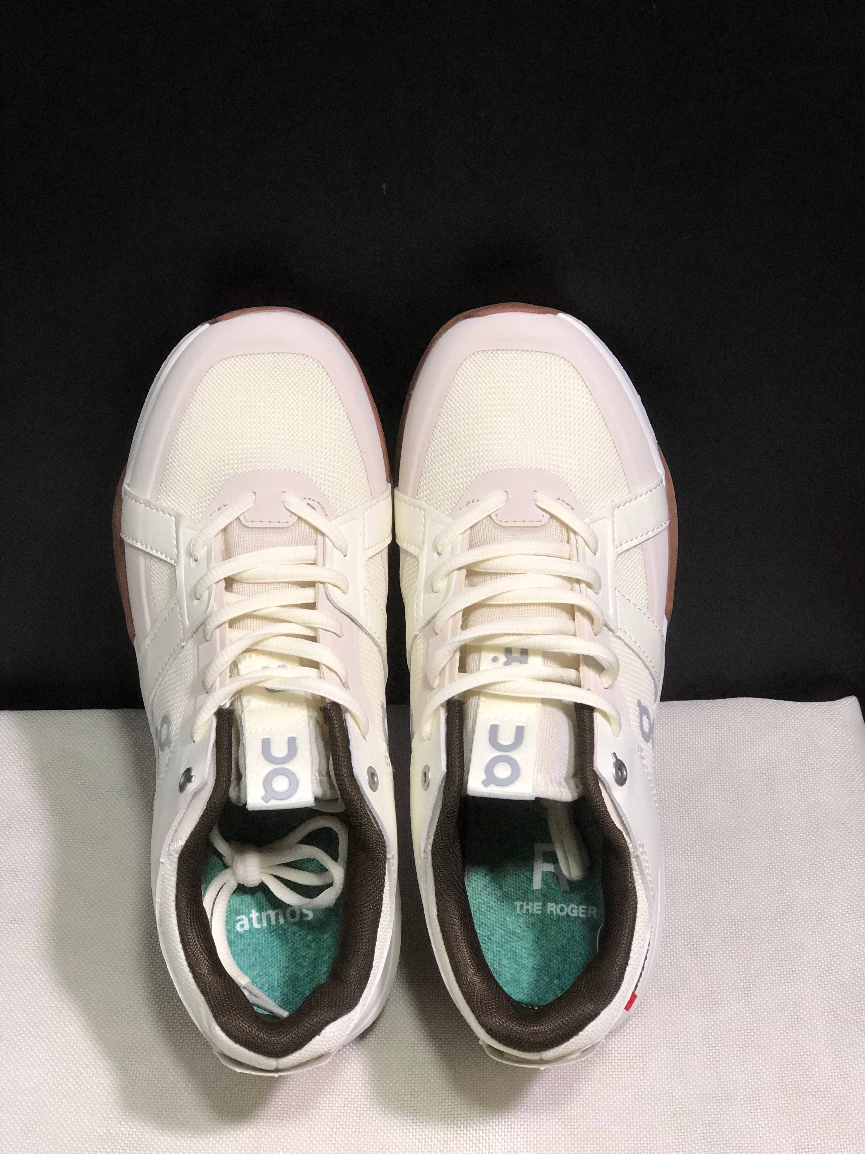 On Running The Roger Clubhouse Pro Anti-Slip Sports Shoes Ivory/Brown