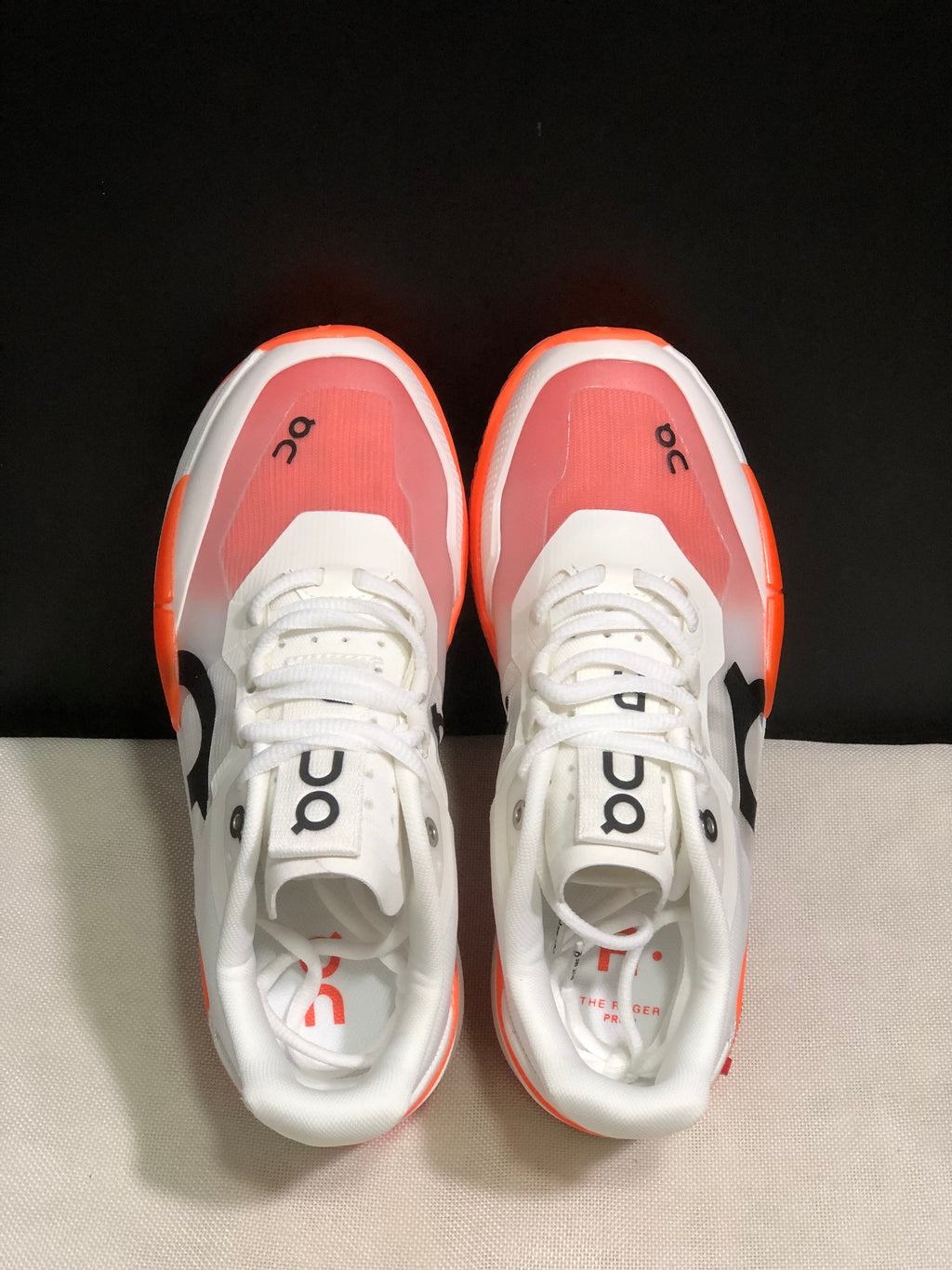 On Running The Roger Pro 2 Breathable Mesh Training Running Shoes White/Flame