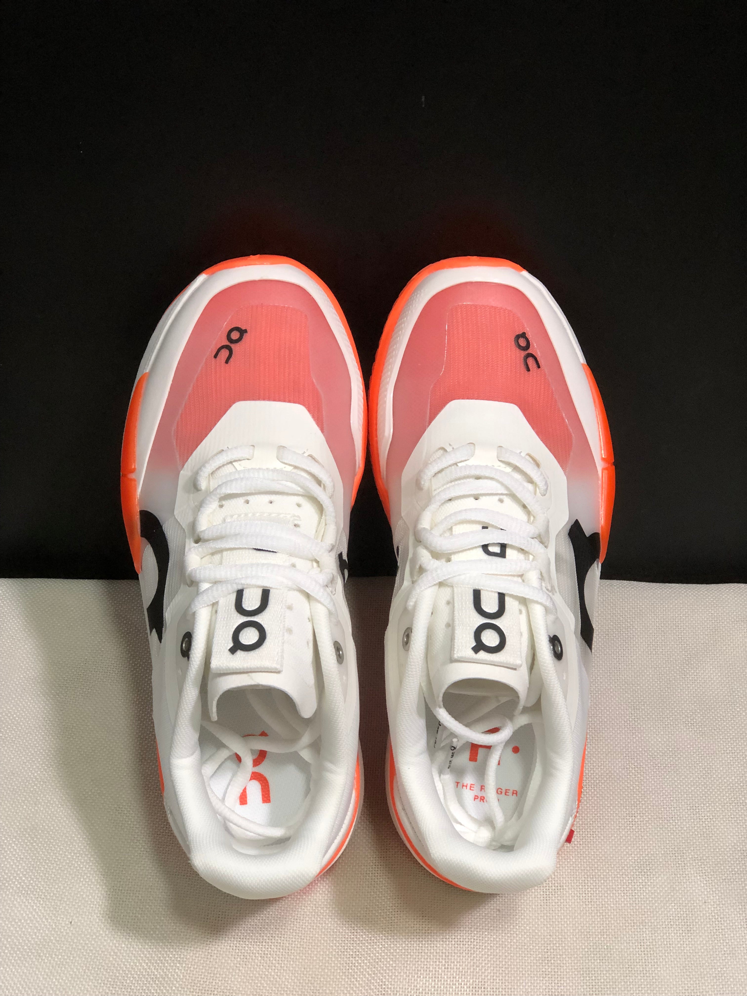 On Running The Roger Pro 2 Breathable Mesh Training Running Shoes White/Flame