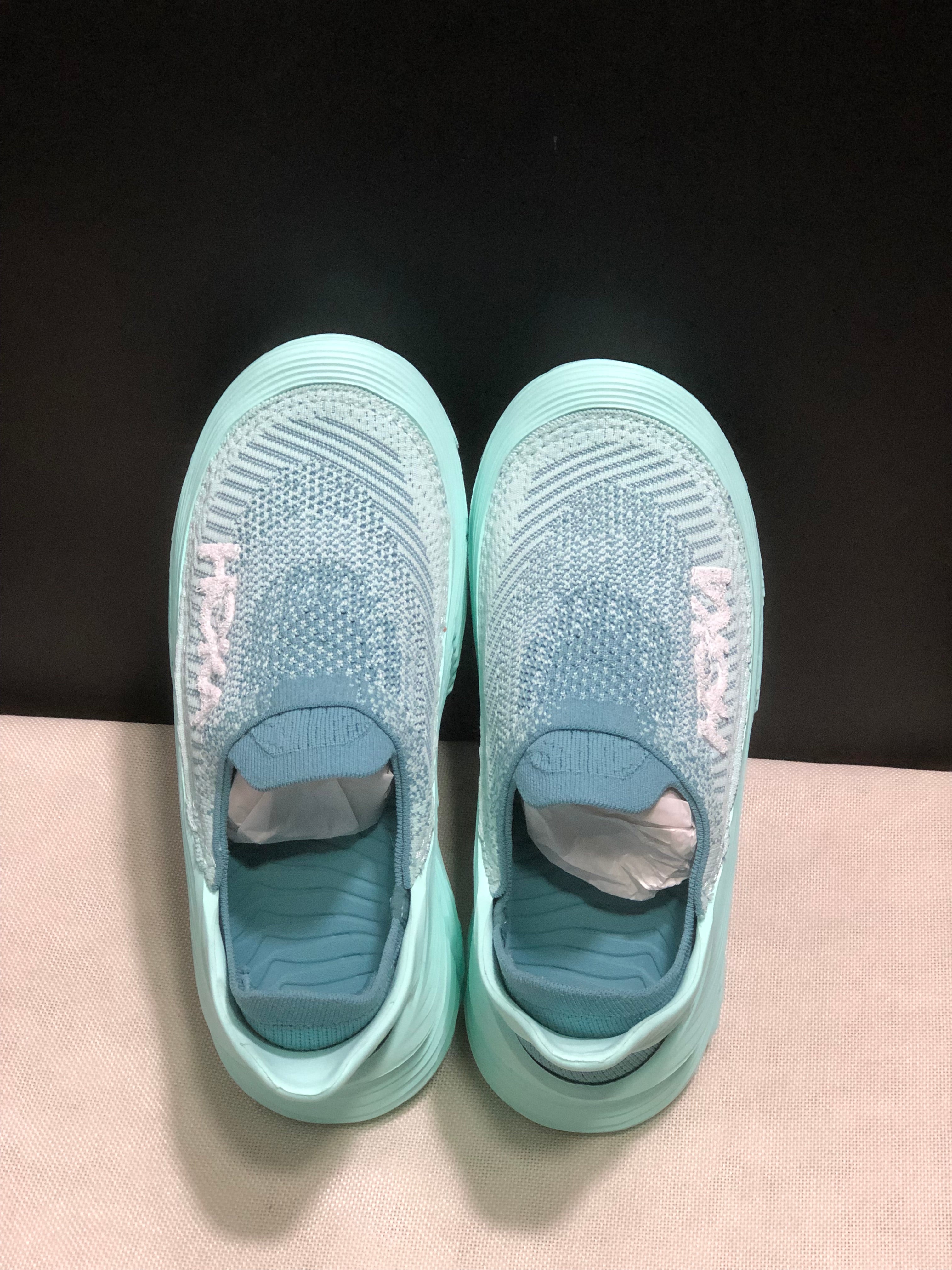 Hoka One One Restore TC Elastic Comfortable Low-top Running Shoes Sneakers Teal