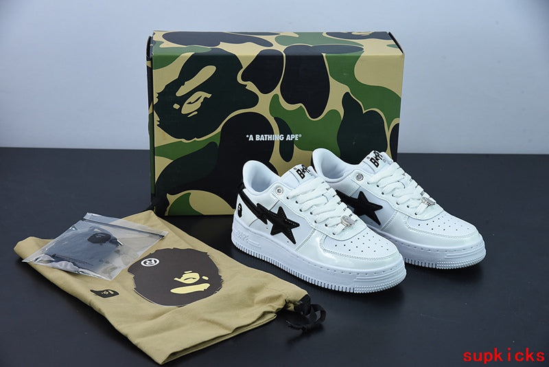 A Bathing Ape Bape Sta Sk8 White Black