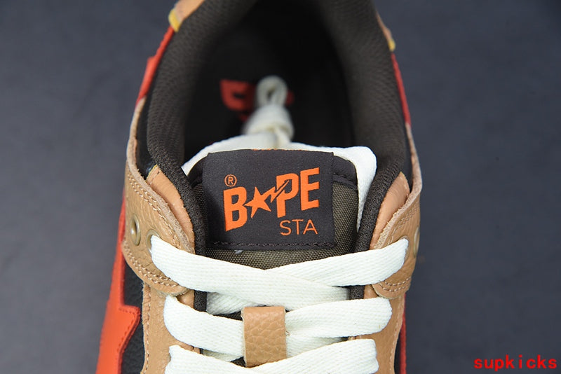 A Bathing Ape Bape Sta Sk8 Brown Black