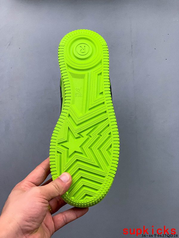 A Bathing Ape1 Bape Sta Low Fluorescent Green