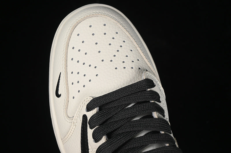 Travis Scott Fragment Design Nike Air Jordan 1 Low The North Face OG SP Black White Sneakers