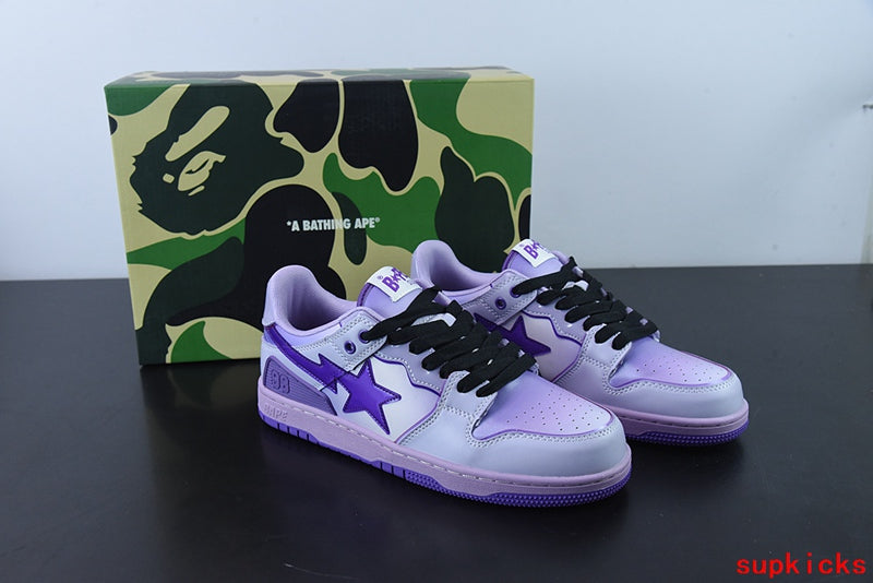 A Bathing Ape Bape Sta Sk8 Purple Gradient