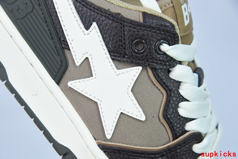 A Bathing Ape Bape Sta Low Black Brown