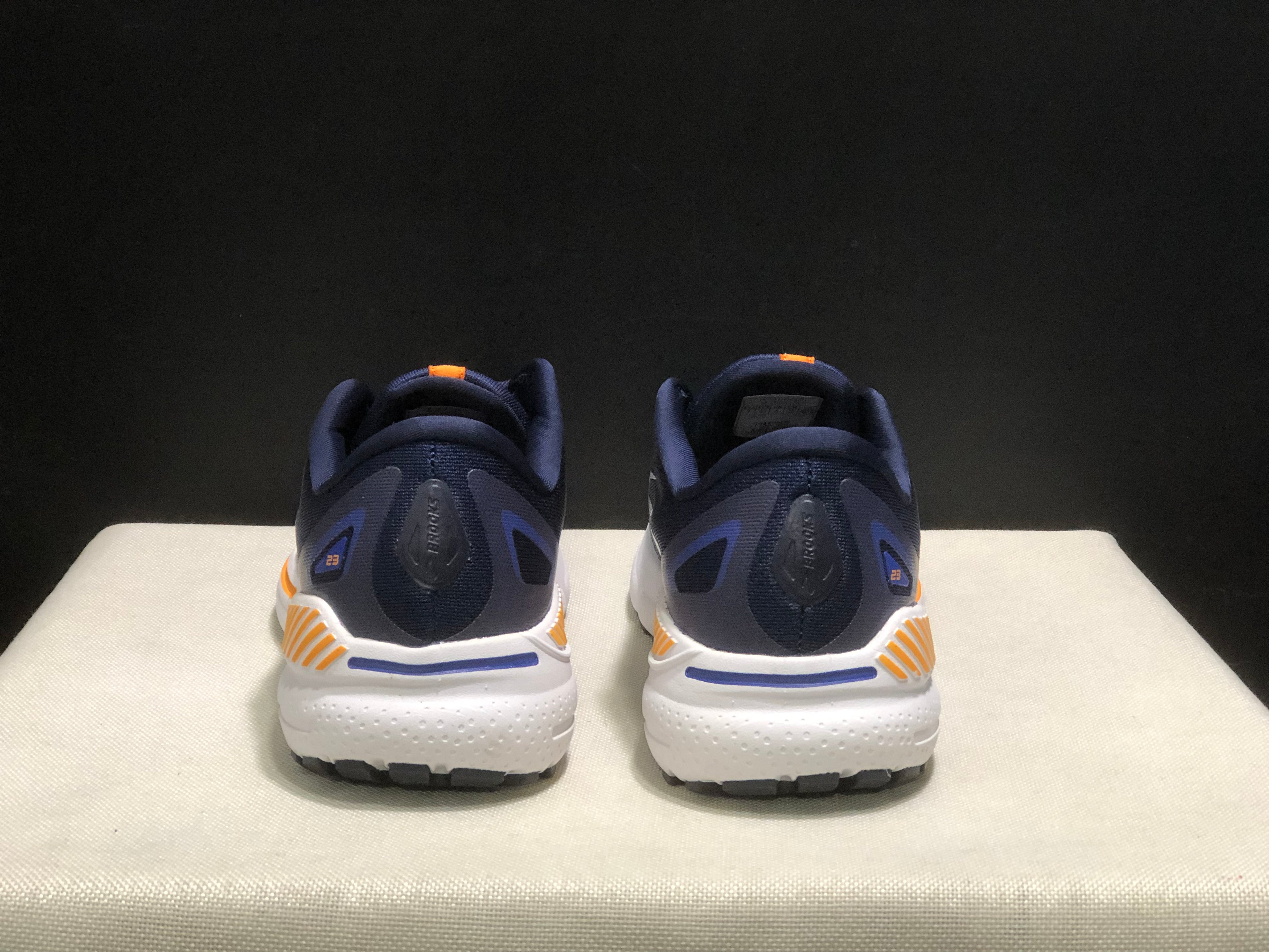 Brooks Adrenaline GTS 23 Shock-absorbing Wear-resistant Low-top Running Shoes Blue/Orange