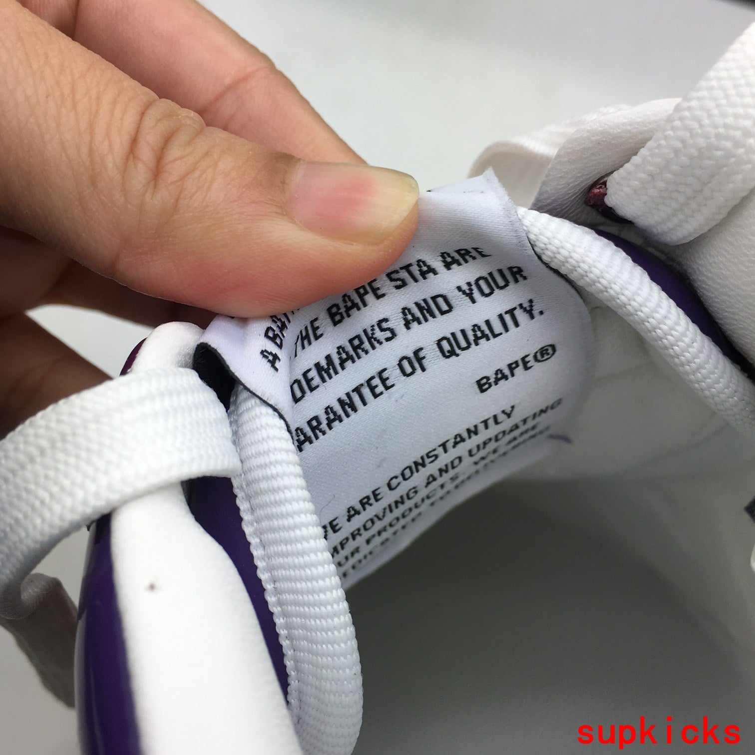 A Bathing Ape Bape Sta Low Color Camo Combo Purple