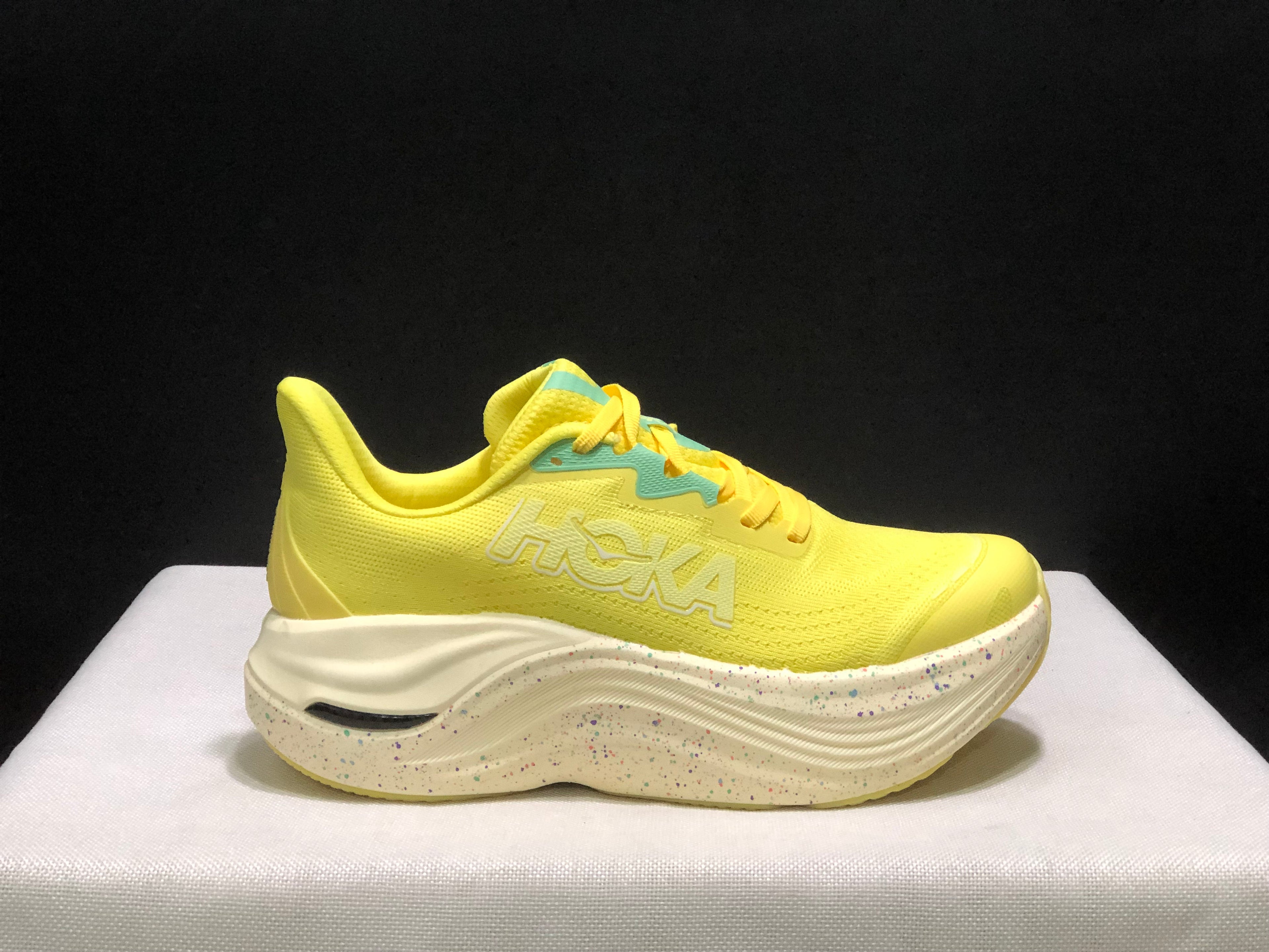 Hoka One One Skyward X Anti-slip Wear-resistant Running Shoes Sneakers Gold