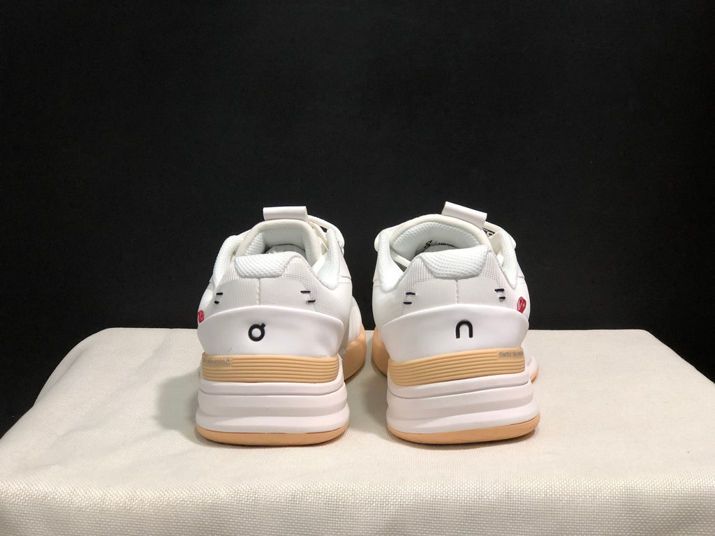 On Running The Roger Rro Durable And Breathable Tennis Shoes White/Light Khaki