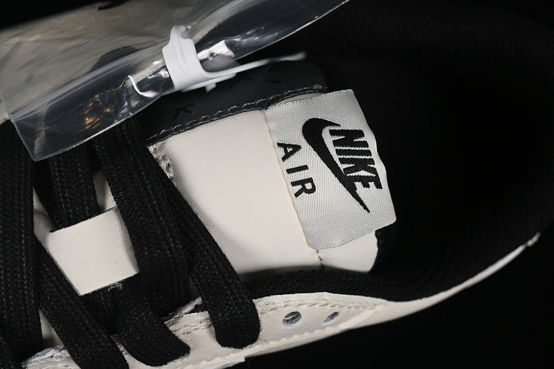 Travis Scott Fragment Design Nike Air Jordan 1 Low OG SP Black White Casual Sports Shoes