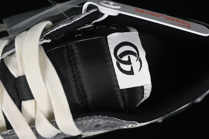 Travis Scott Fragment Design Nike Air Jordan 1 Low OG SP Black White Grey Sneakers