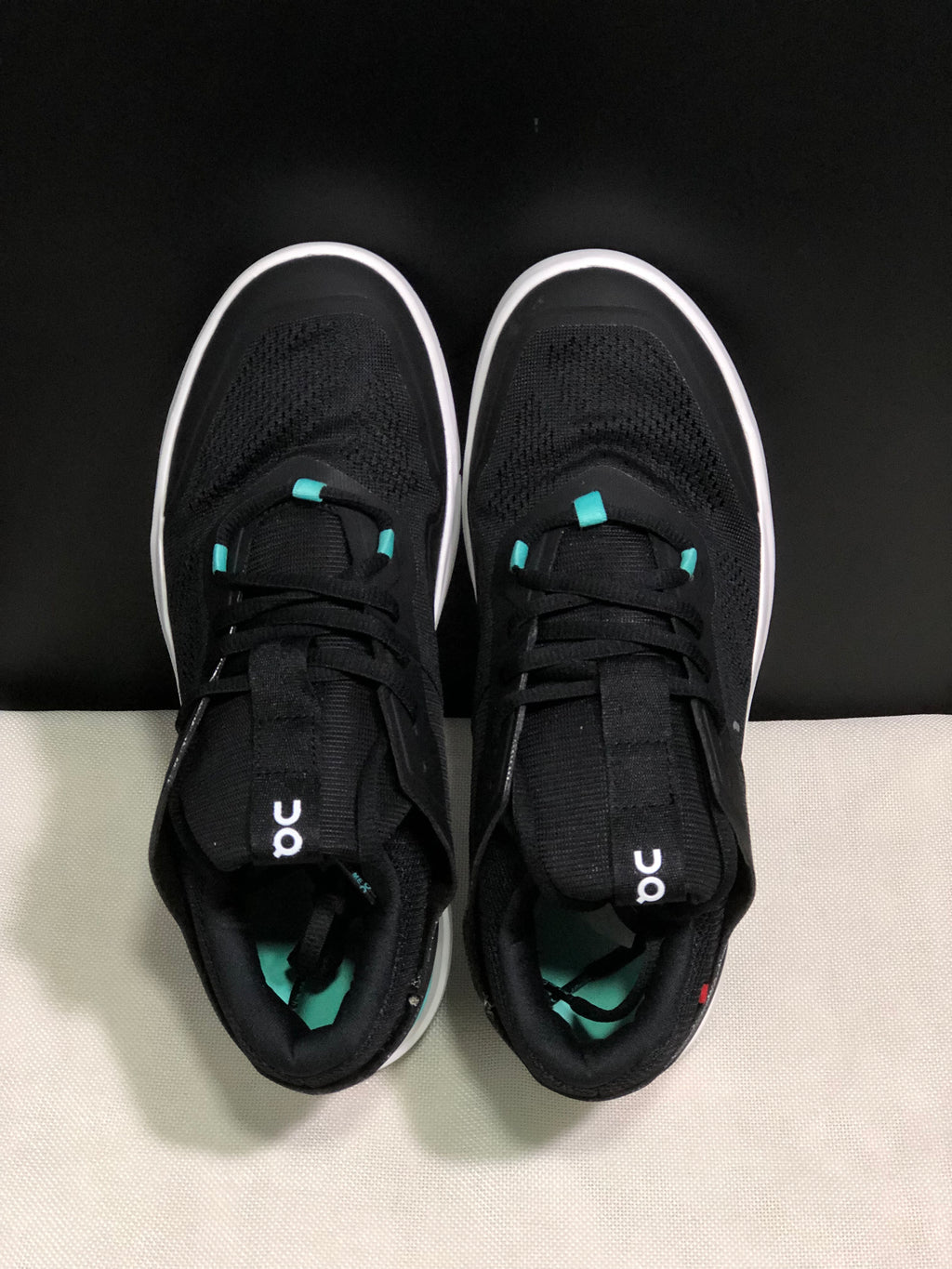 On Running The Roger Spin Breathable Mesh Sneakers Black/Green