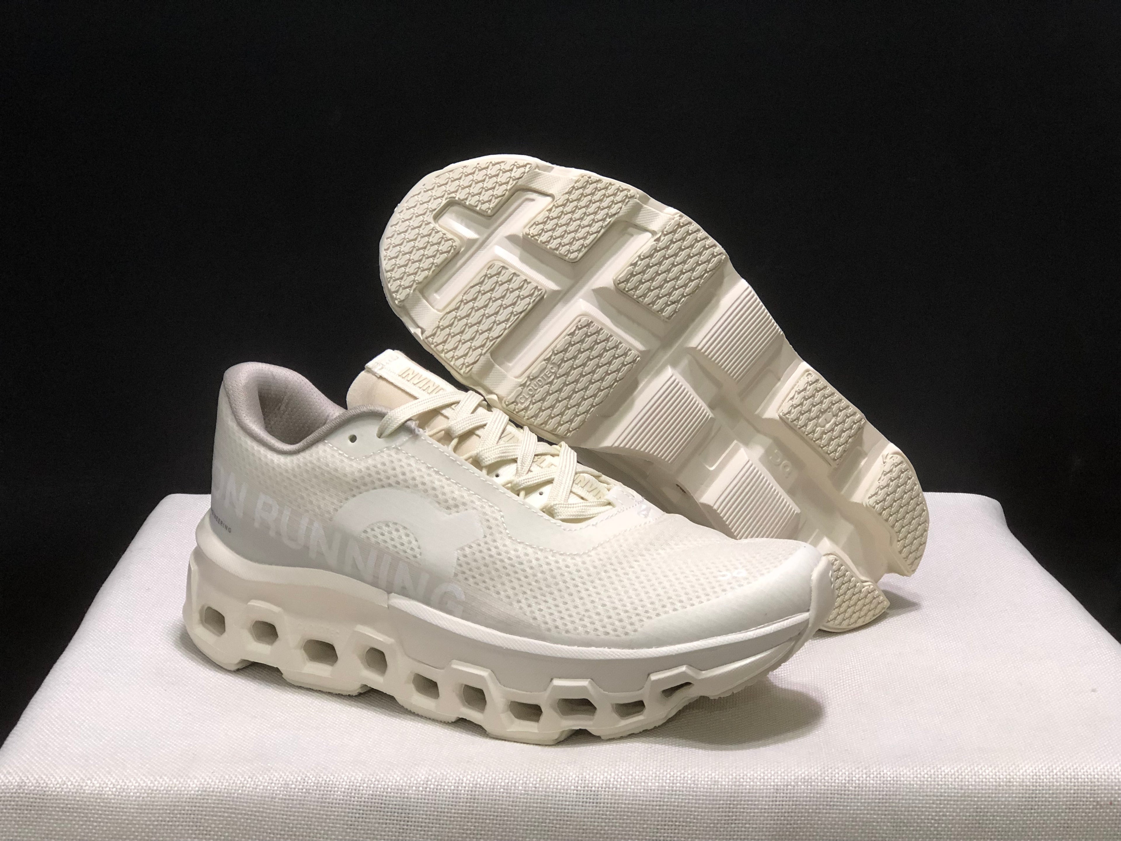 On Running x Invincible Cloudmonster 2 Shoes Ivory White