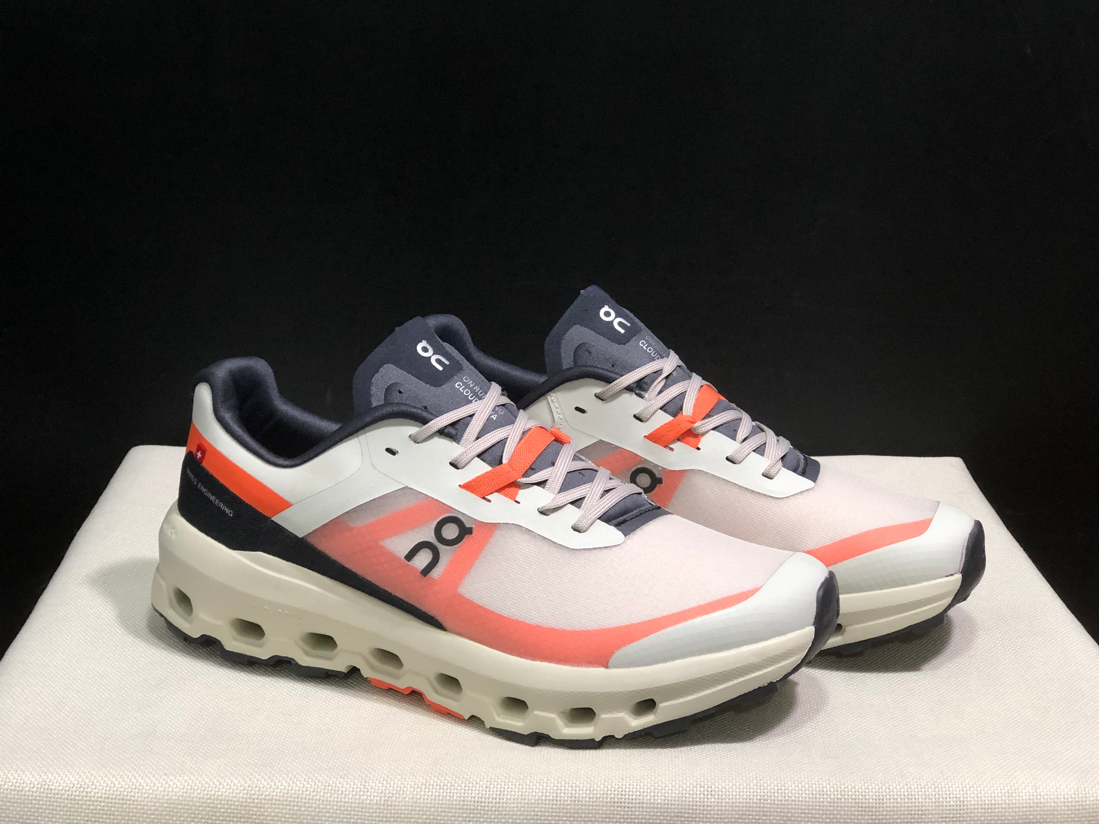 On Running Cloudvista 2 Waterproof Trail Running Shoes Navy/Ivory/Flame