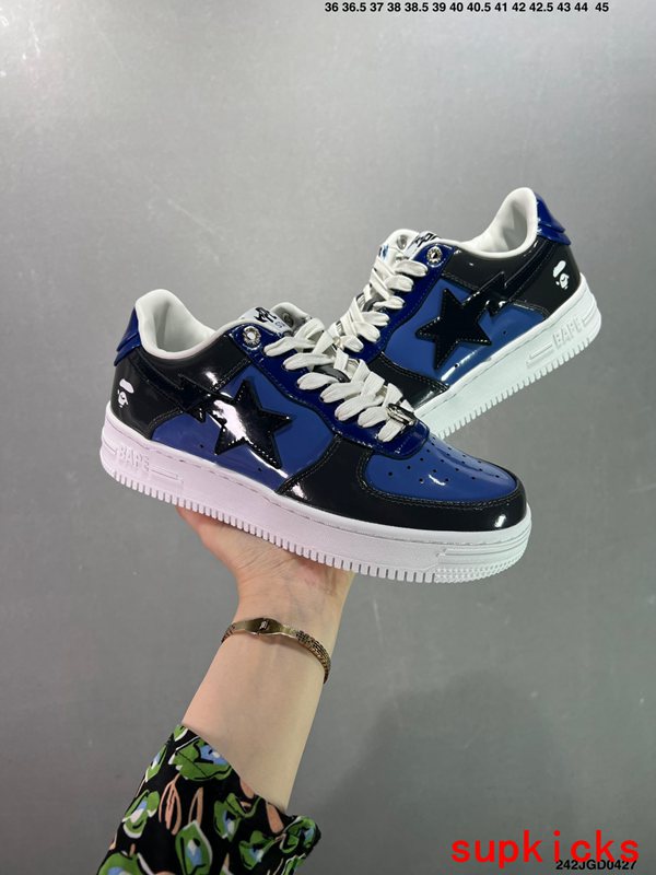 A Bathing Ape Bape Sta Low Black Blue