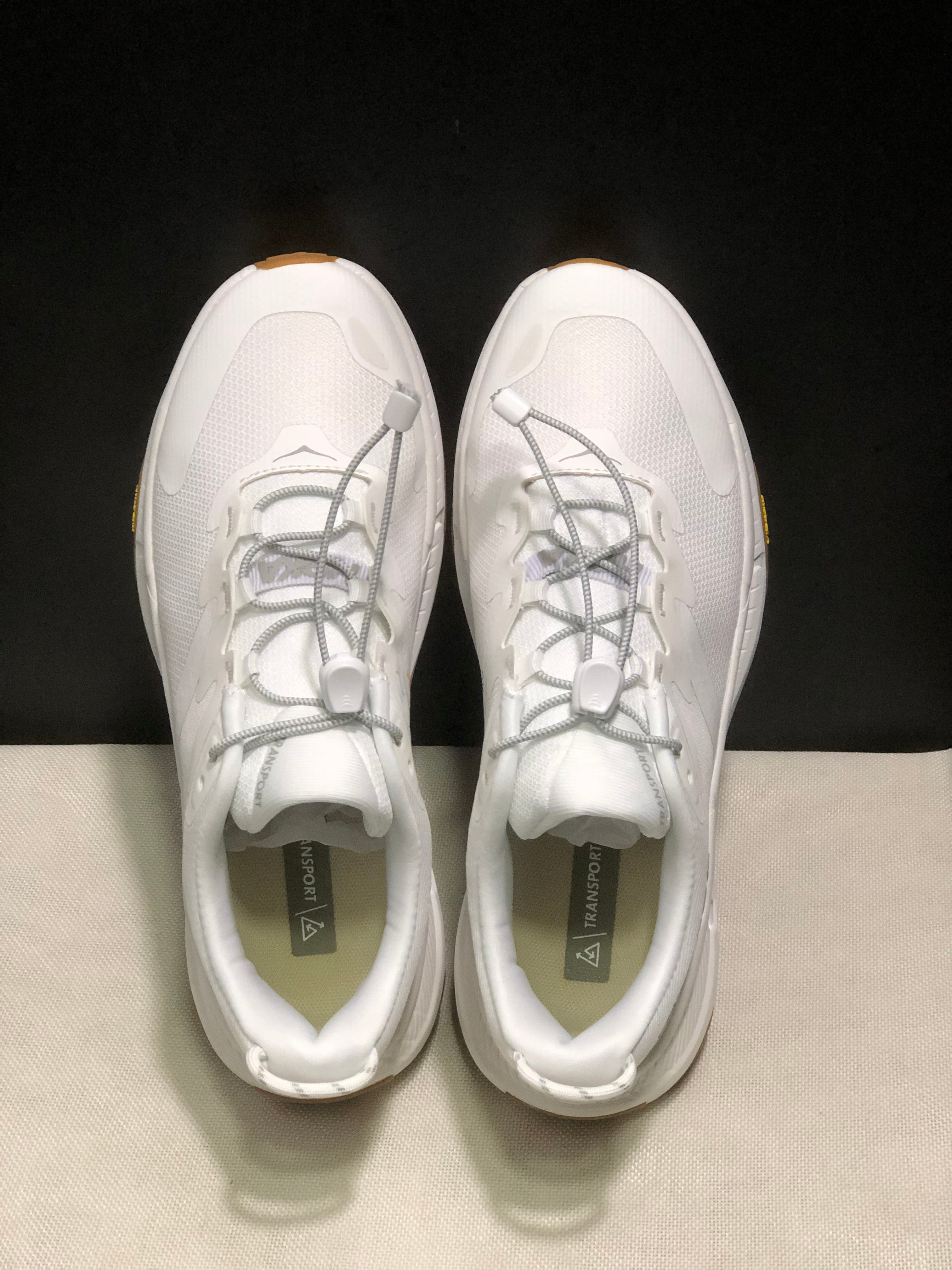 Hoka One One Transport Drawstring Low-top Running Shoes Sneakers White
