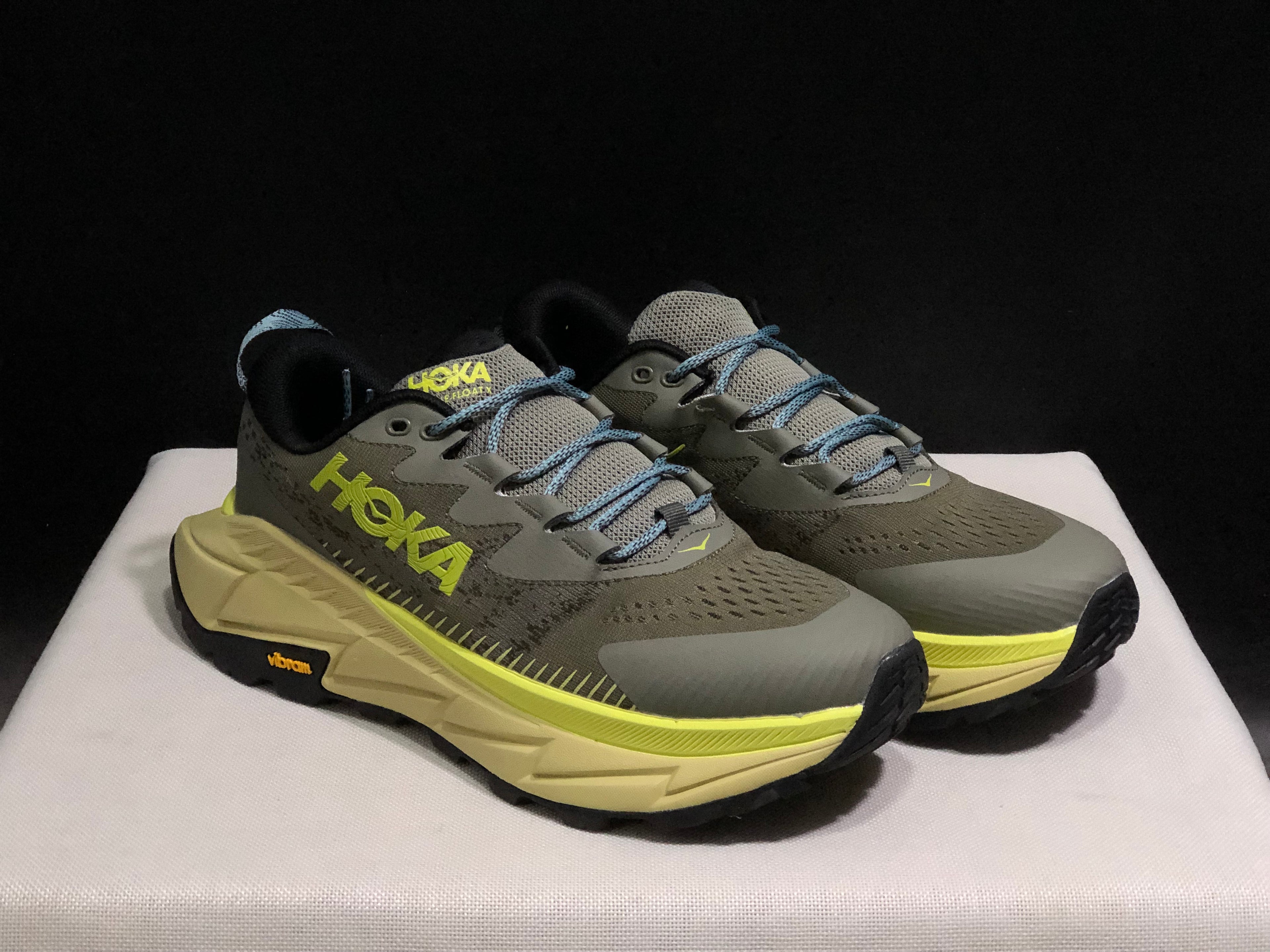 Hoka One One Skyline Float X Outdoor Running Shoes Sneakers Taupe