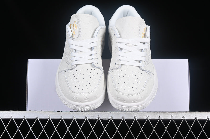 Travis Scott Nike Air Jordan 1 Low LV OG White Sneakers