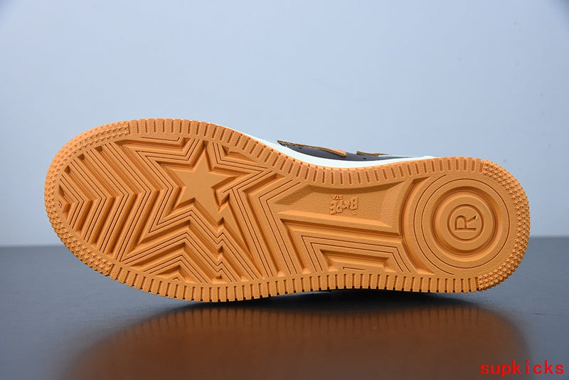 A Bathing Ape Bape Sta Low Grey Orange