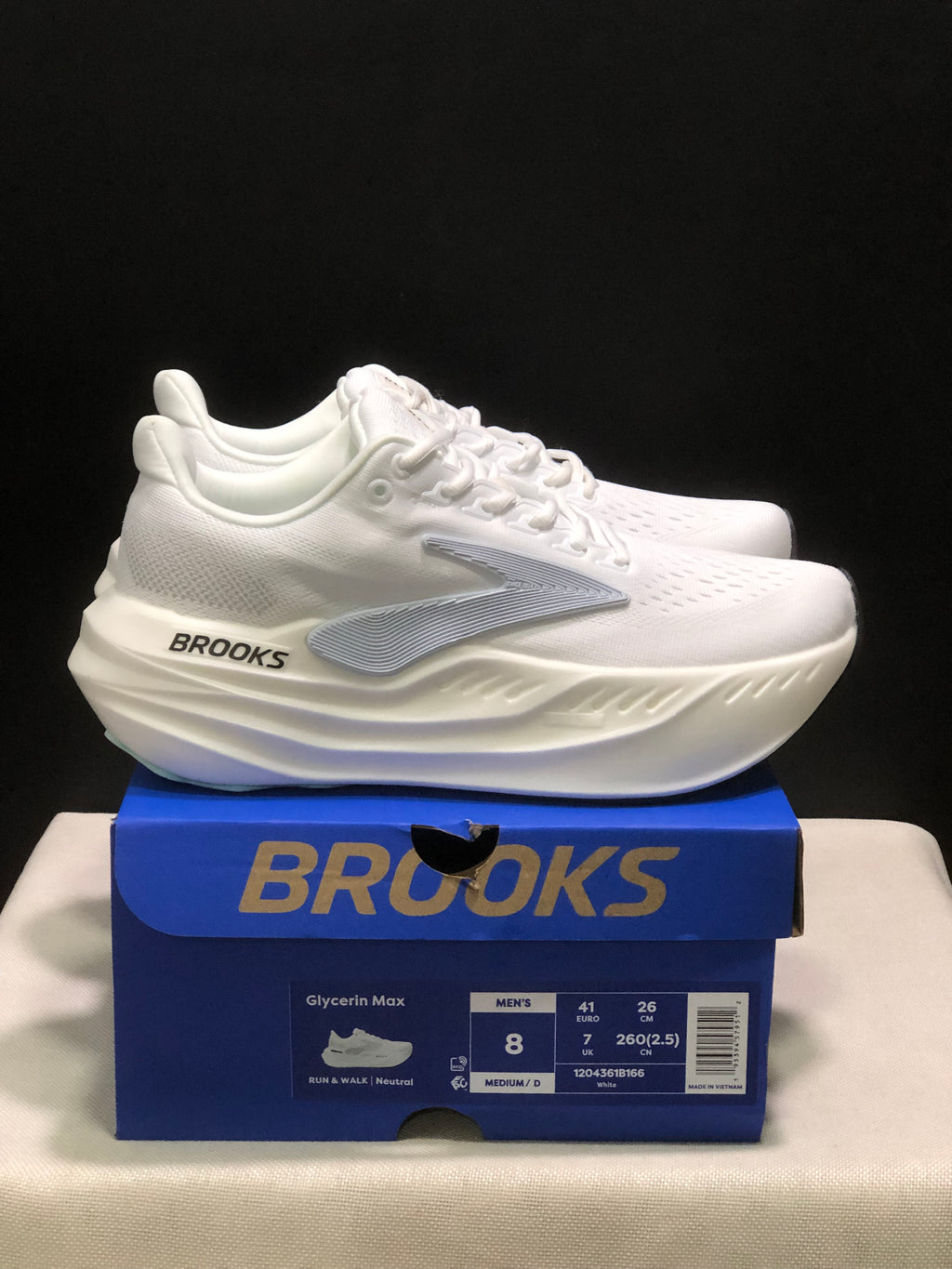 Brooks Glycerin Max Comfortable Low-top Running Shoes White