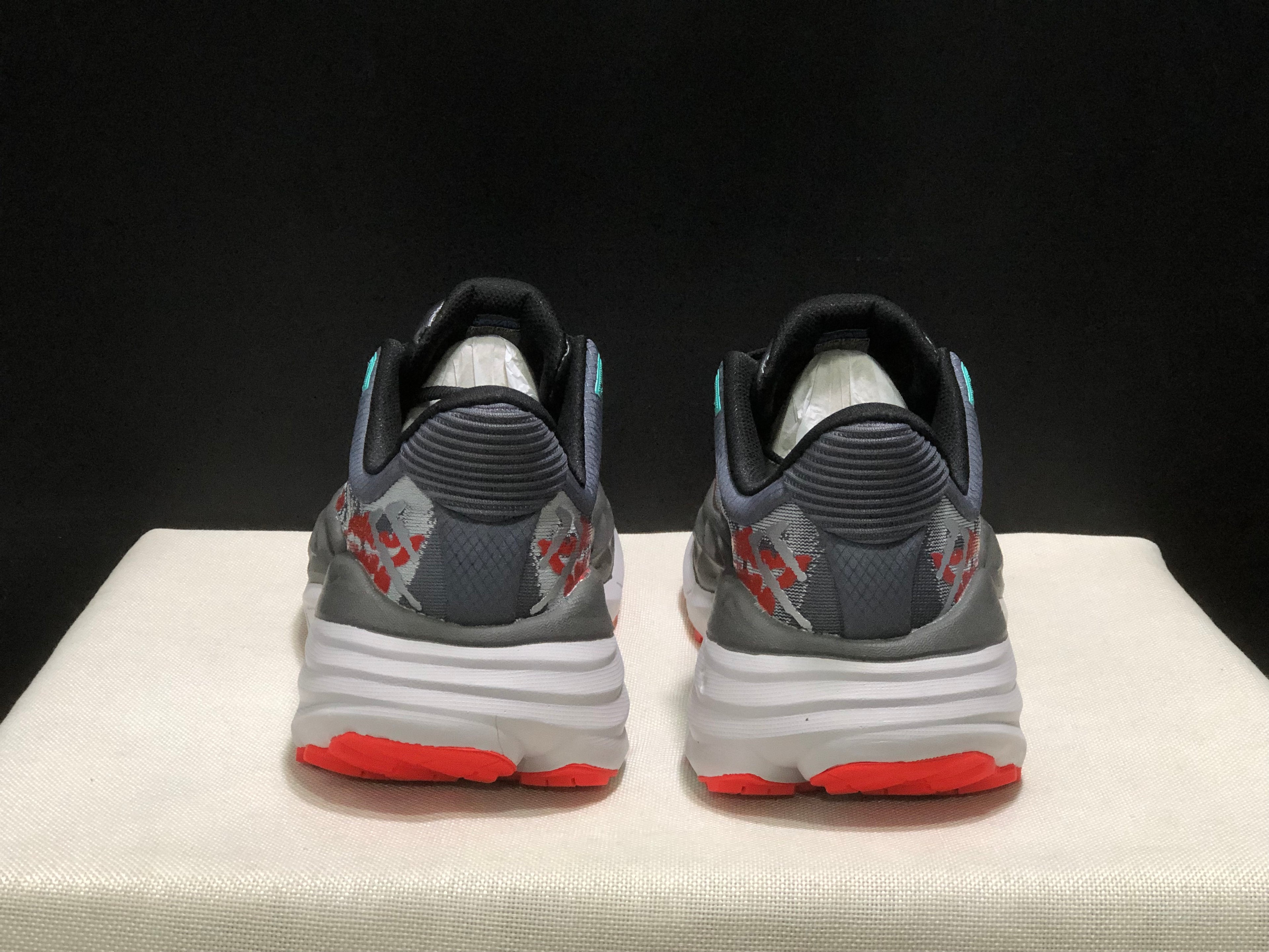 Hoka One One Stinson 7 Comfortable Anti-slip Outdoor Running Shoes Sneakers Gray/Red