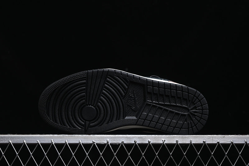 Travis Scott Fragment Design Nike Air Jordan 1 Low The North Face White Black Brown Sneakers