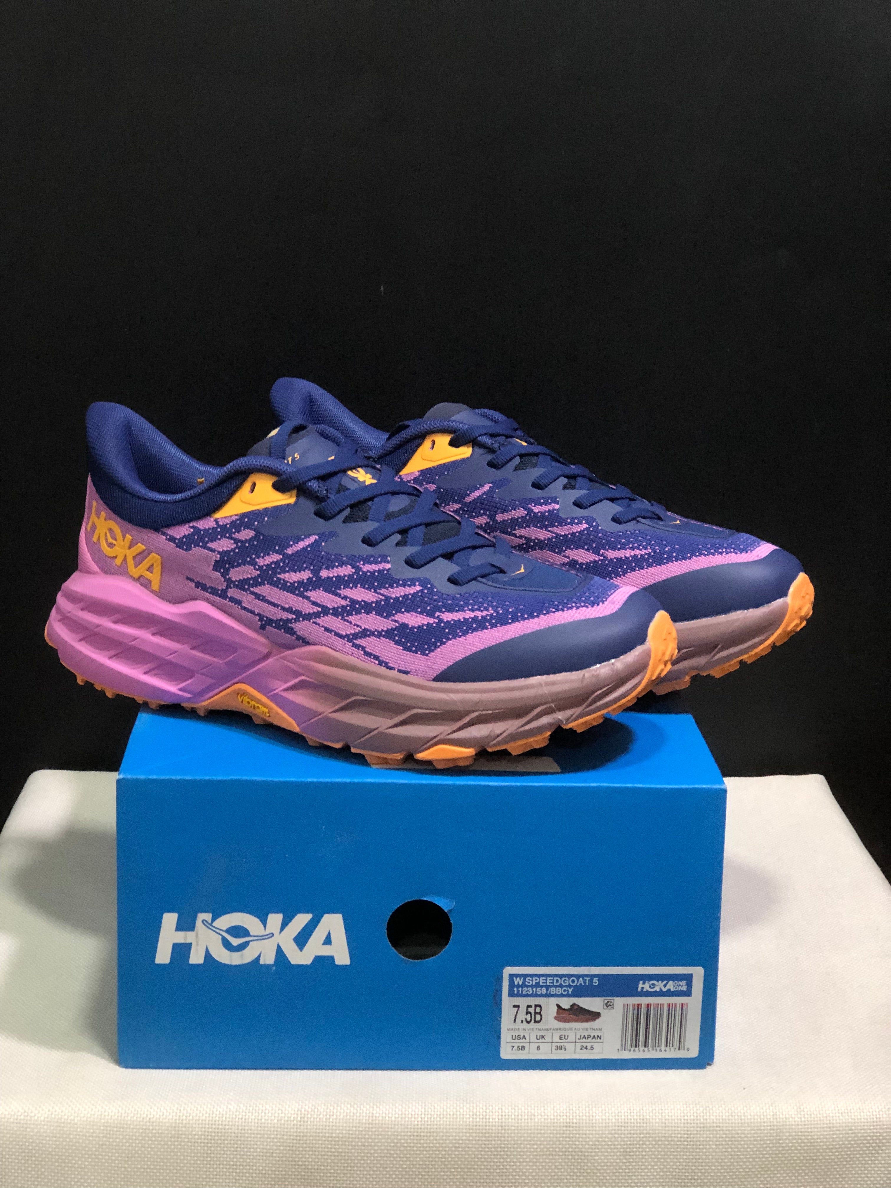 Hoka One One Speedgoat 5 Women's Trail Running Shoes Sneakers Purple