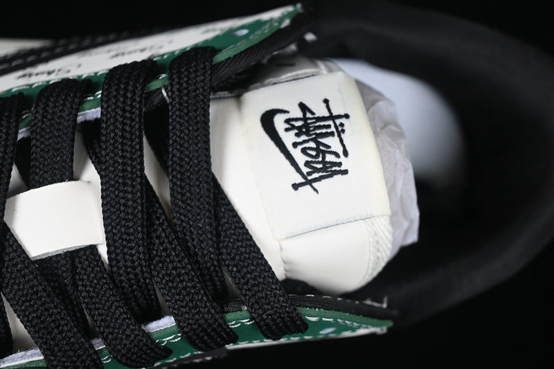 Travis Scott Fragment Design Nike Air Jordan 1 Low OG SP White Black Green Sneakers