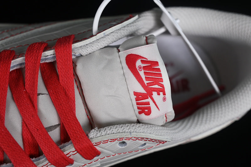 Travis Scott Nike Air Jordan 1 Low OG White Red Sneakers