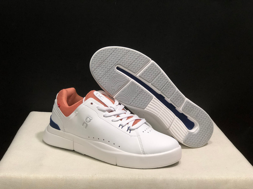 On Running The Roger Spin Board Shoes White/Smoke Grey Pink