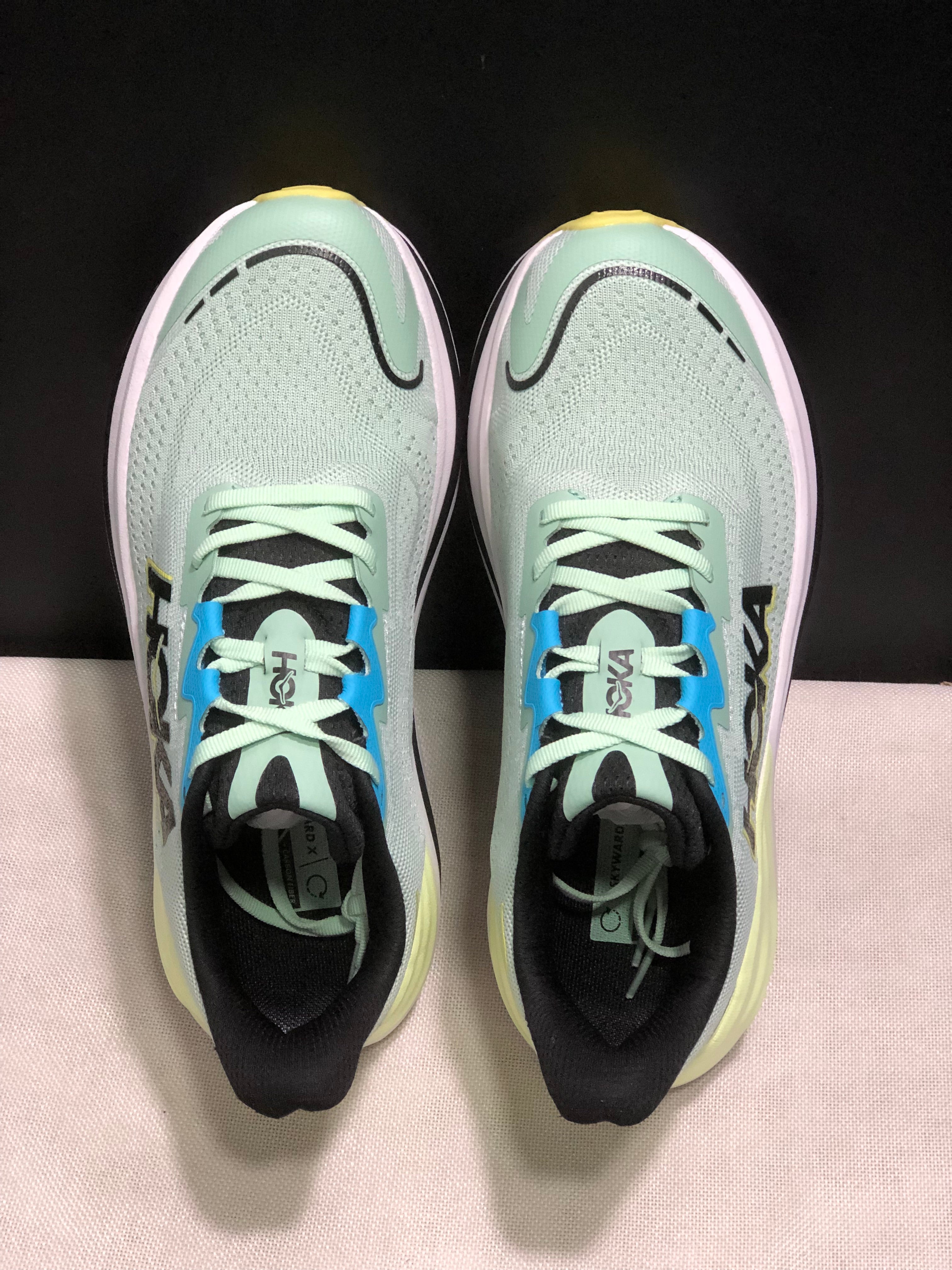 Hoka One One Skyward X Anti-slip Wear-resistant Running Shoes Sneakers Light Green