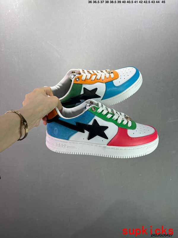 A Bathing Ape Bape Sta Low Multicolor