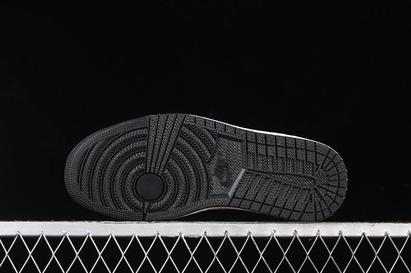 Travis Scott Fragment Design Nike Air Jordan 1 Low The North Face OG SP Black White Sneakers