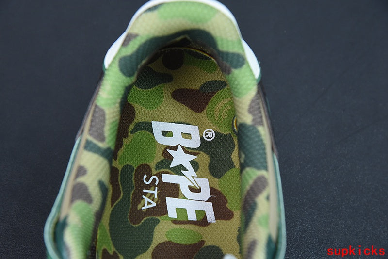 A Bathing Ape Bape Sta Sk8 Green Camo