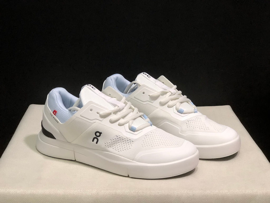 On Running The Roger Spin White Breathable Mesh Sneakers