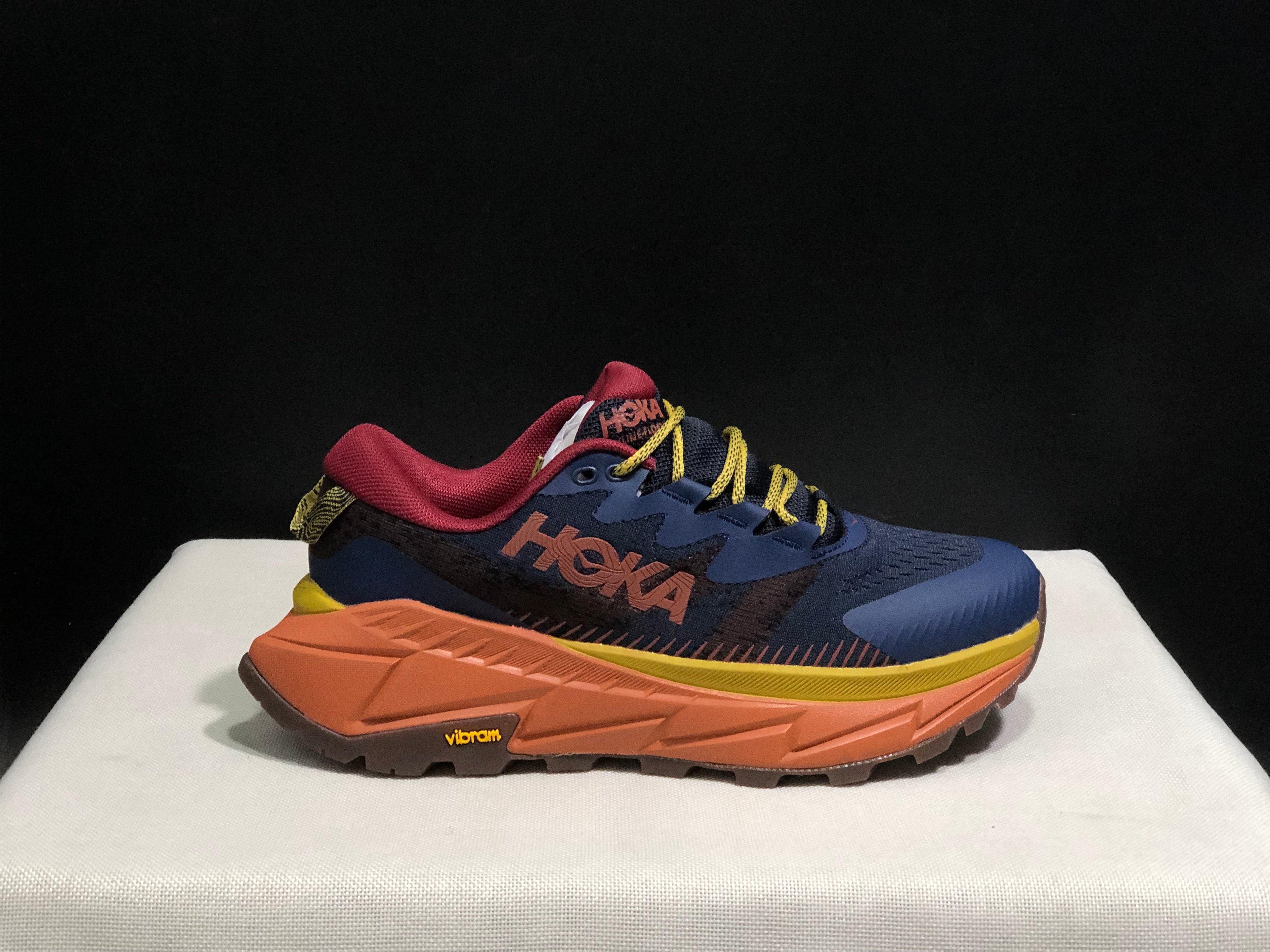Hoka One One Skyline Float X Outdoor Running Shoes Sneakers Navy