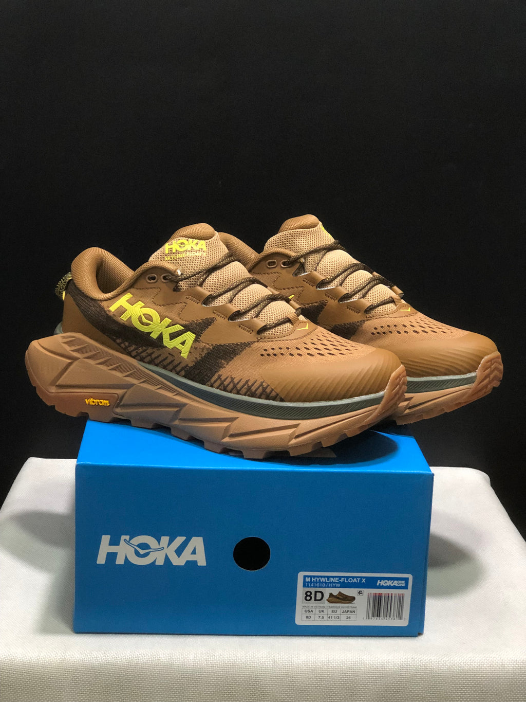 Hoka One One Skyline Float X Outdoor Running Shoes Sneakers Brown