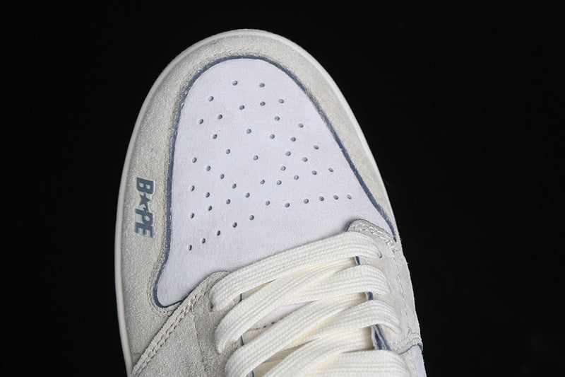 Travis Scott Fragment Design Nike Air Jordan 1 Low Bape OG SP Grey White Beige Sneakers