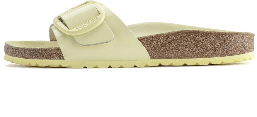 Birkenstock Madrid Big Buckle Cream Yellow 1022554 Fashion Slippers
