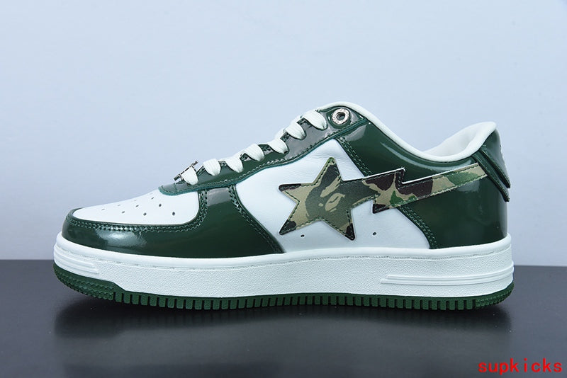 A Bathing Ape1 Bape Sta Low Dark Green Camo