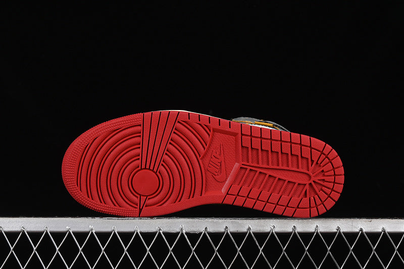 Union Nike Air Jordan 1 High Retro Varsity Red White Sneakers