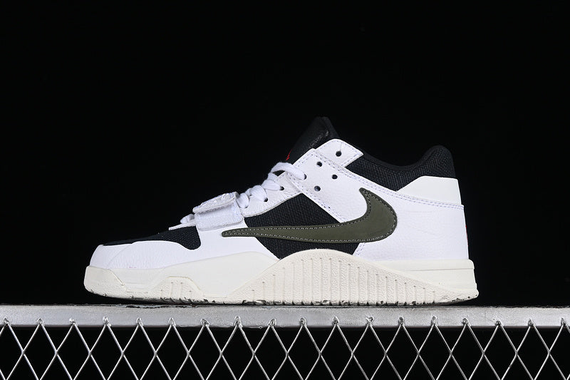 Travis Scott Nike Air Jordan Cut The Check Black White Sneakers